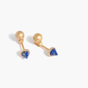 Madewell Blue Lapis Double-sided Earrings